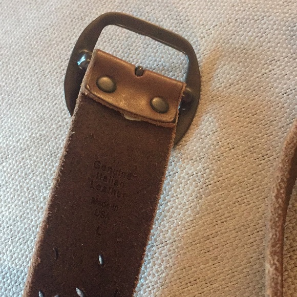 EUC Genuine Italian Leather Wide Women Belt 38” - Picture 2 of 5